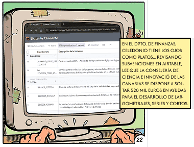 Vistas de Licitaciones y Subvenciones en Airtable. Funcionarios Privados S.A.